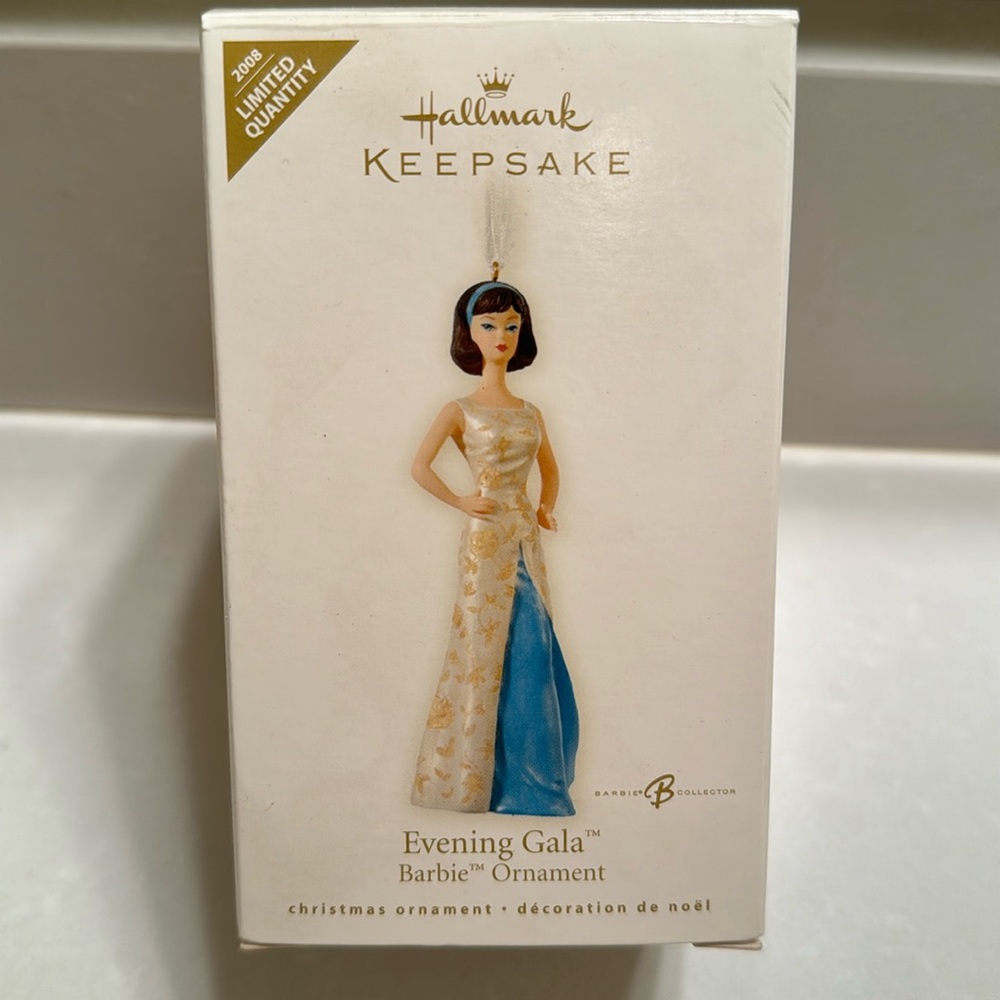 Evening Gala Barbie Ornament from Hallmark dated 2008
